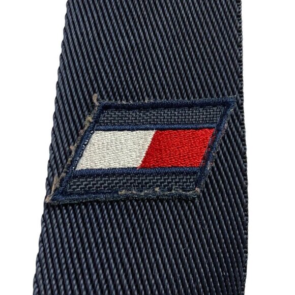 Vintage Tommy Hilfiger Messenger Book Bag Red Blue Spellout Patriotic - Picture 5 of 10